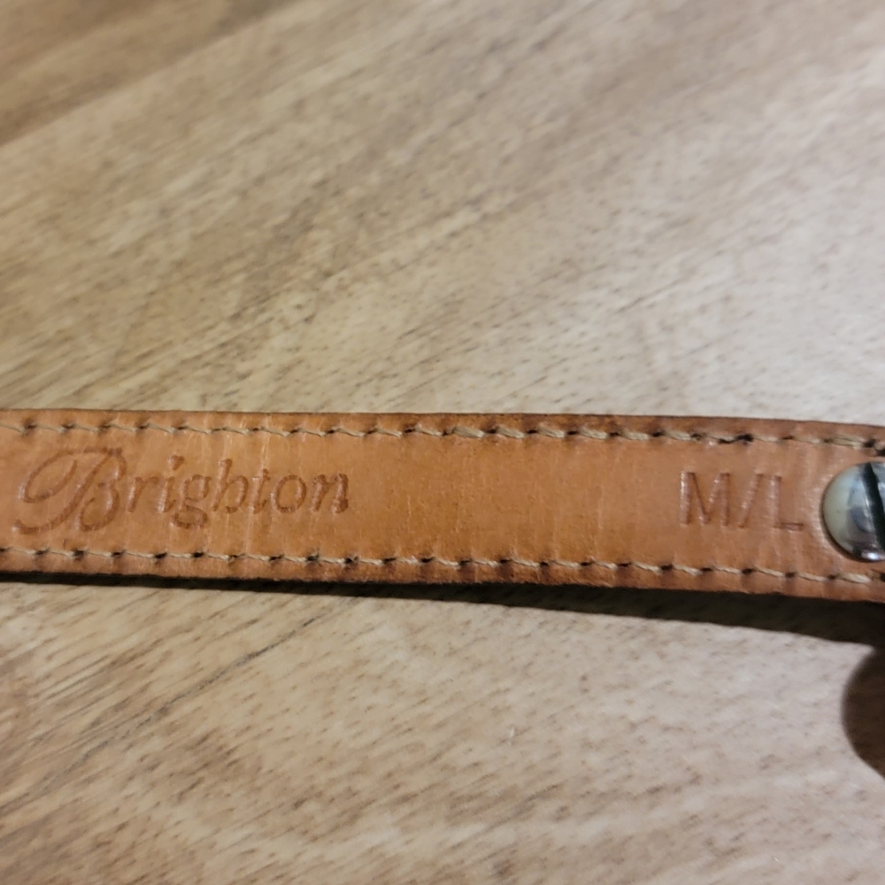 Brighton Segovia Cadiz black leather bracelet - Picture 8 of 9